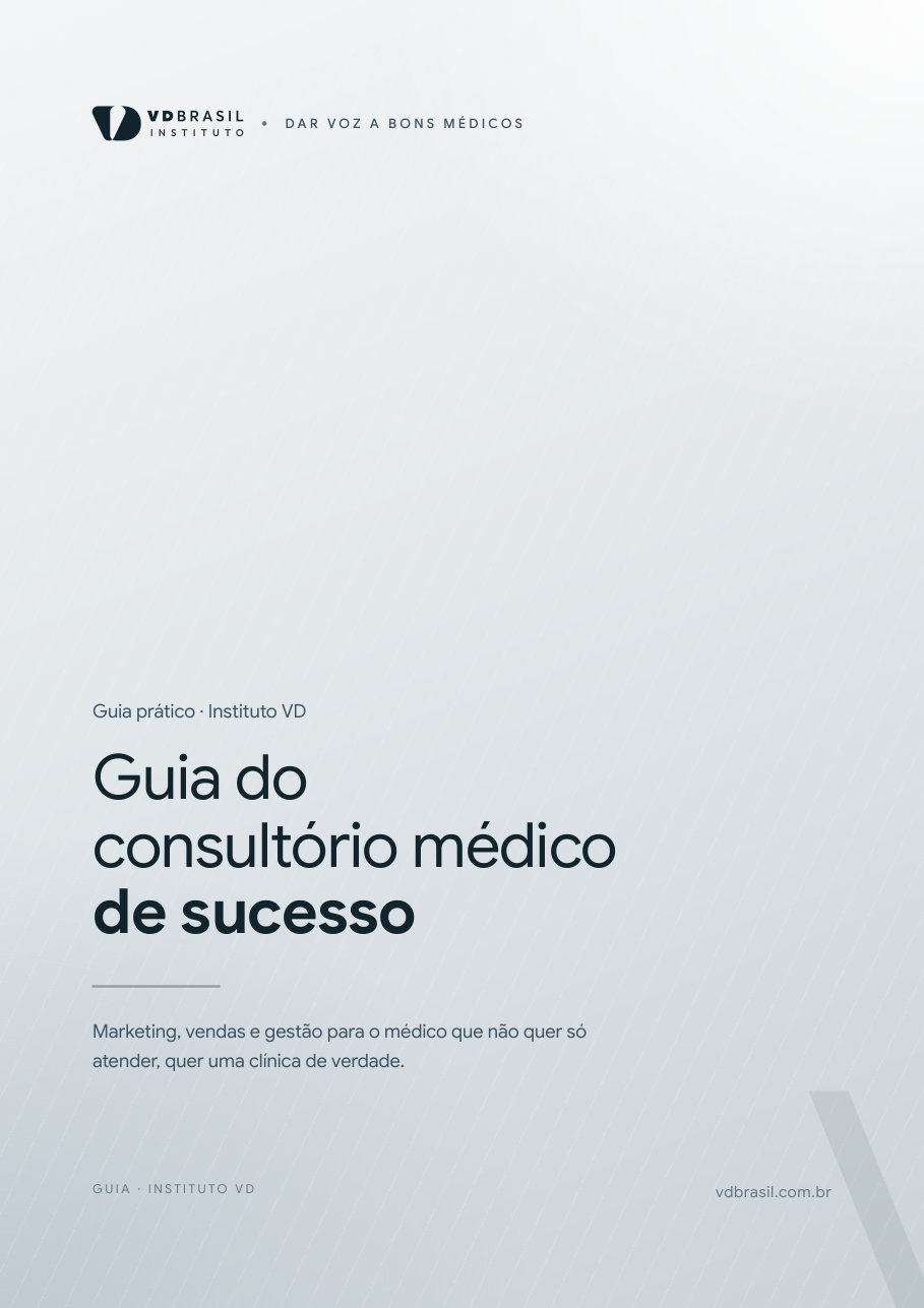 Capa do e-book Guia do Consultório Médico de Sucesso, Instituto VD